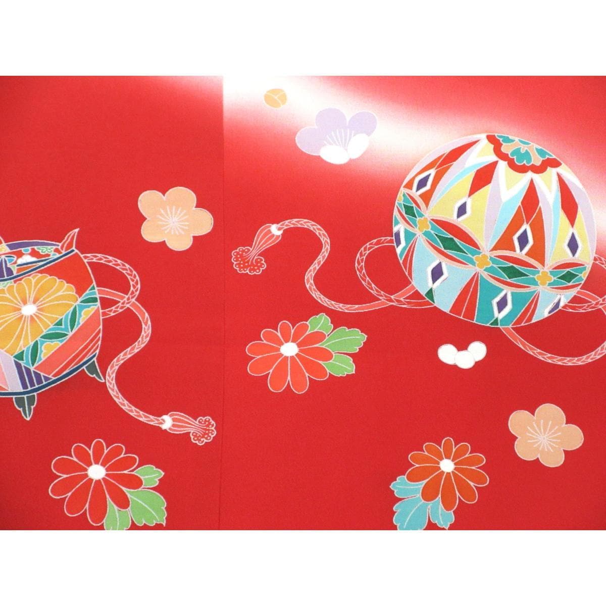 【未使用品】子供　女の子四ツ身
