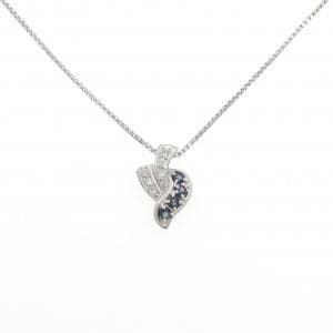 PT850 サファイヤ ネックレス 0.25CT