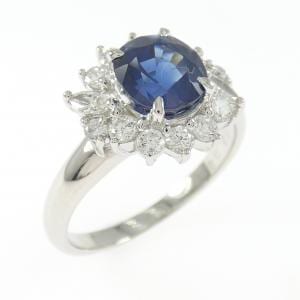 PT900 サファイヤ リング 2.08CT