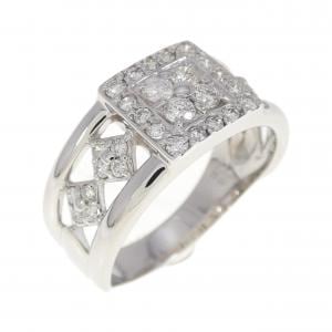 K18WG ダイヤモンド リング 0.16CT