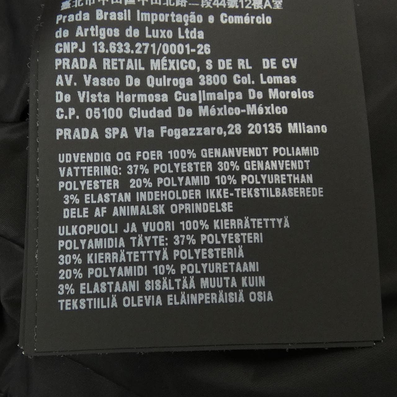 プラダ PRADA トライアングルロゴ 291967 S212 1WQ9 ジャケット