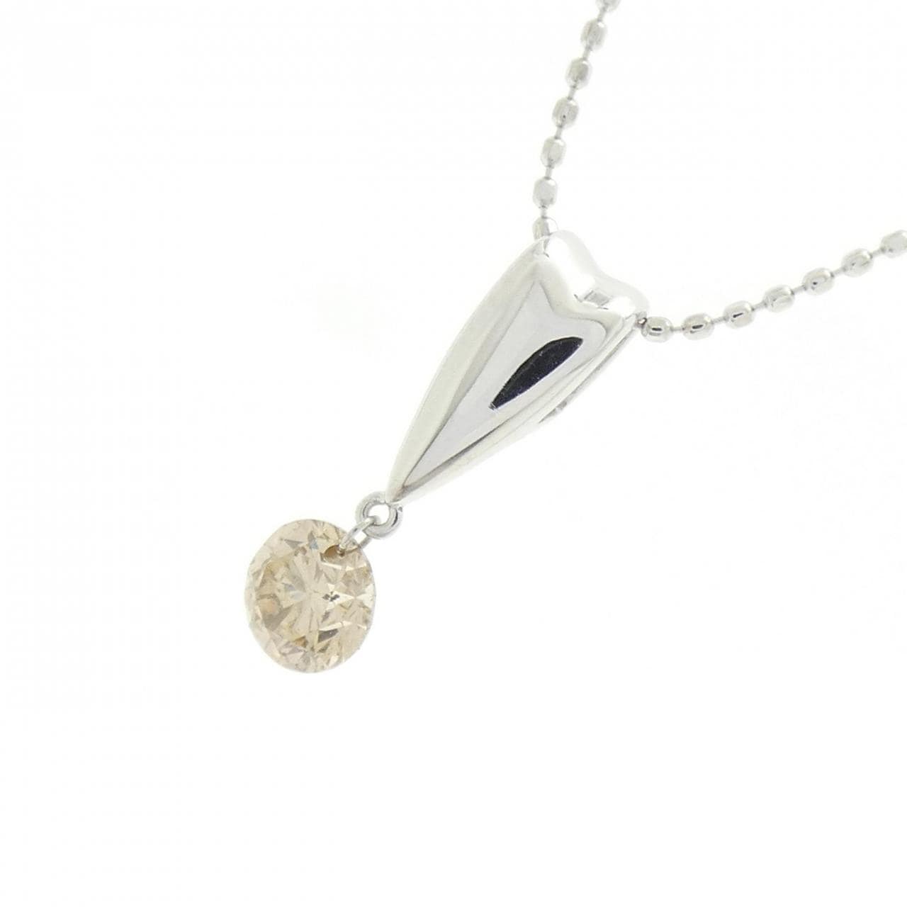 K18WG ダイヤモンド ネックレス 0.40CT