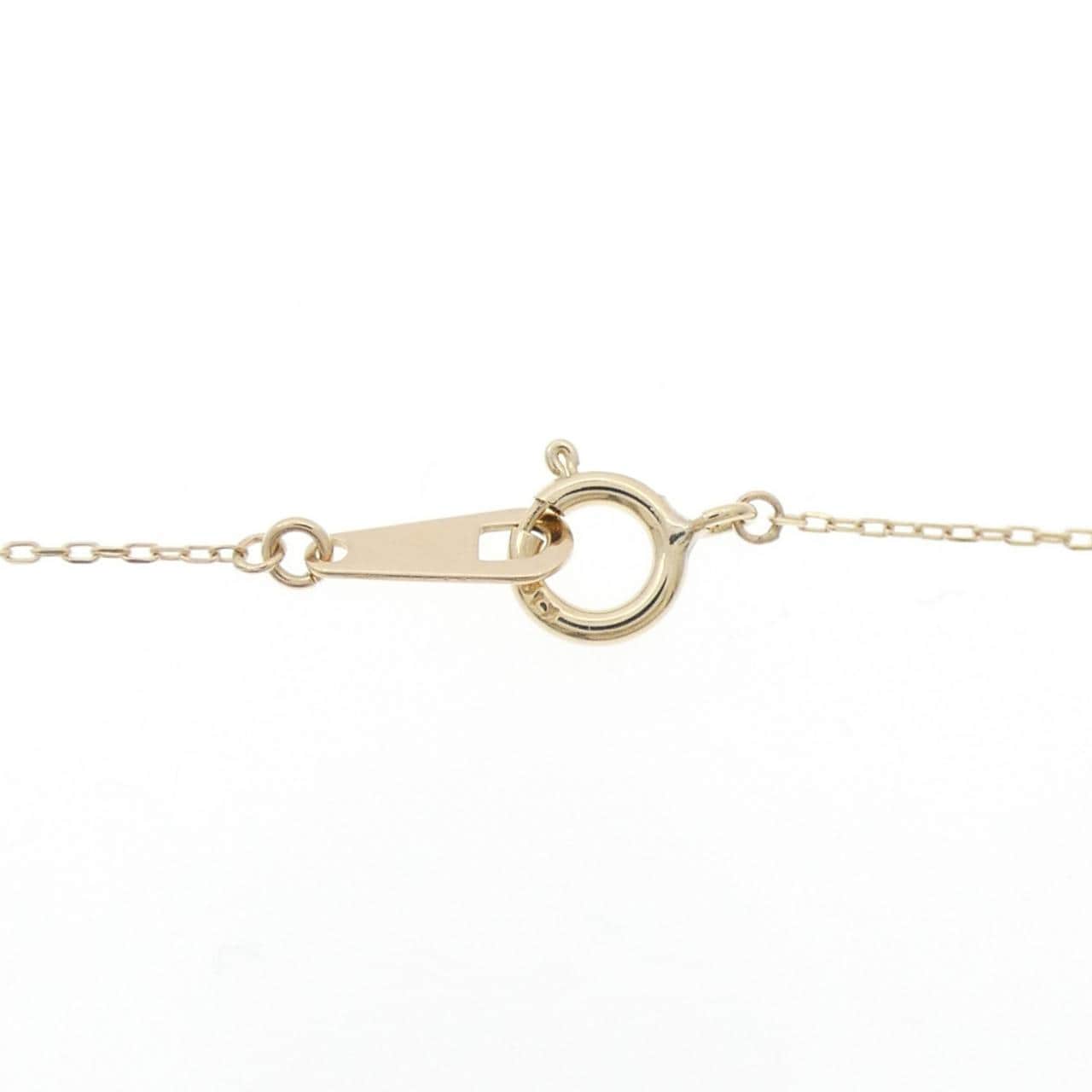 K10YG ハート ブルートパーズ ネックレス