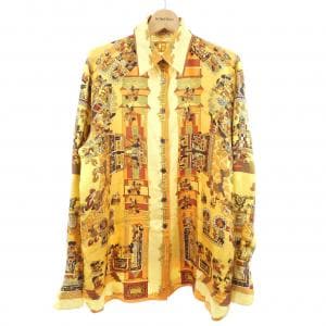 【ヴィンテージ】エルメス HERMES ASTRES ET SOLEILS ツイルレーヌ. シャツ