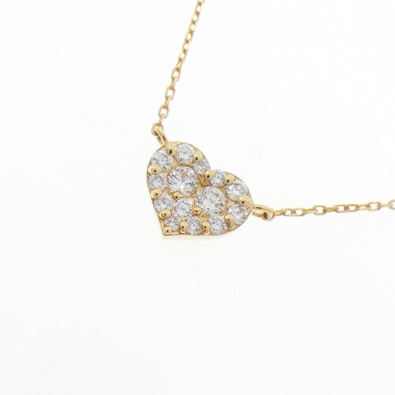 ポンテヴェキオ ハート ネックレス 0.13CT