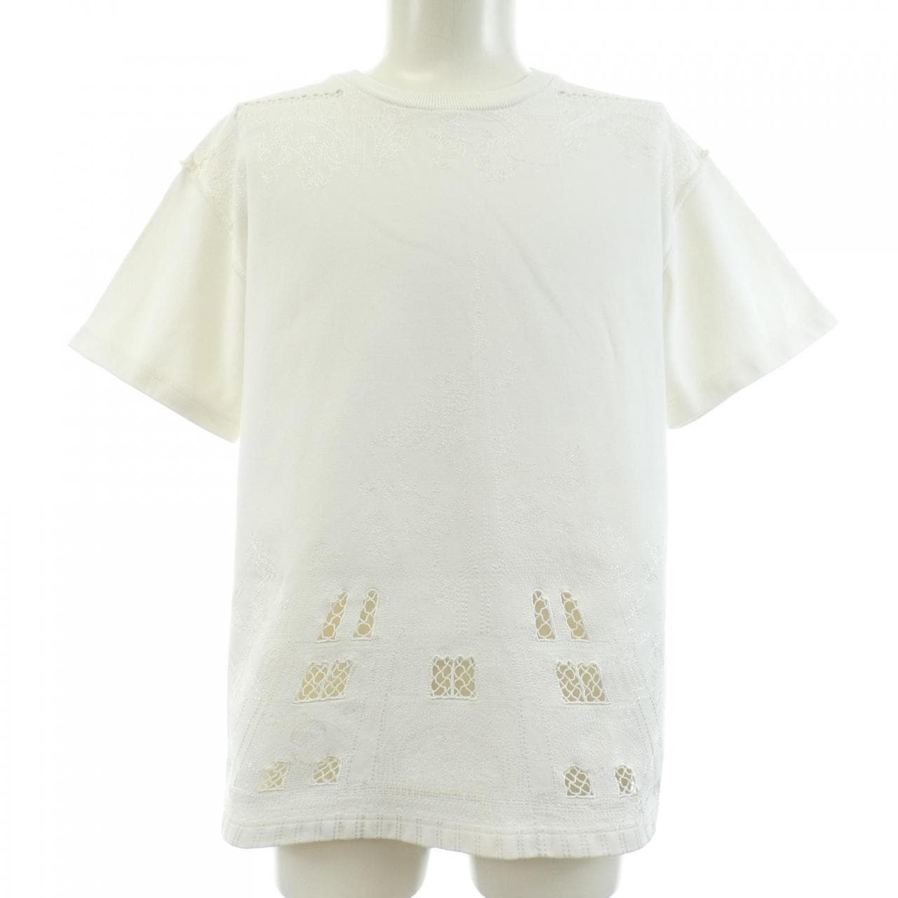 ルイヴィトン LOUIS VUITTON ノートルダム&ポンヌフエンブロイダリーTシャツ HIY89WTCE Tシャツ