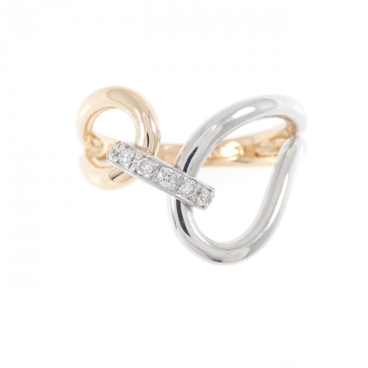 K18PG/K18WG ダイヤモンド リング 0.10CT