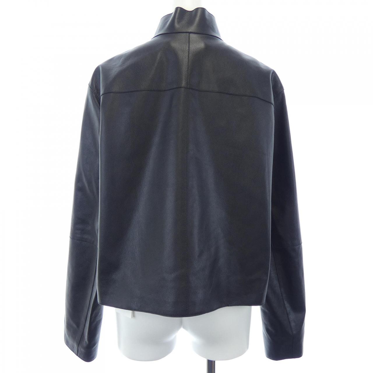 エルメス HERMES シティ カルトゥッシュ クルードセル 5H1151D7 レザージャケット