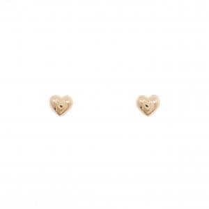 K18PG ハート ピアス