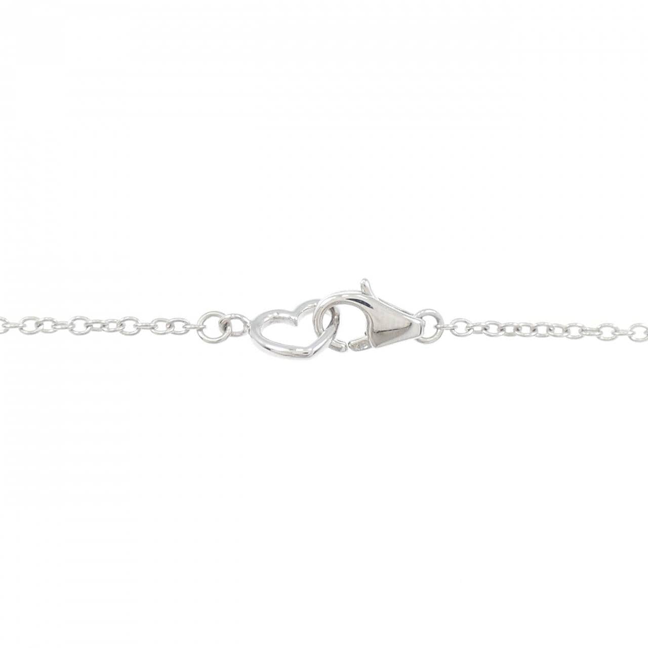 ポンテヴェキオ ハート サファイヤ ネックレス 0.21CT