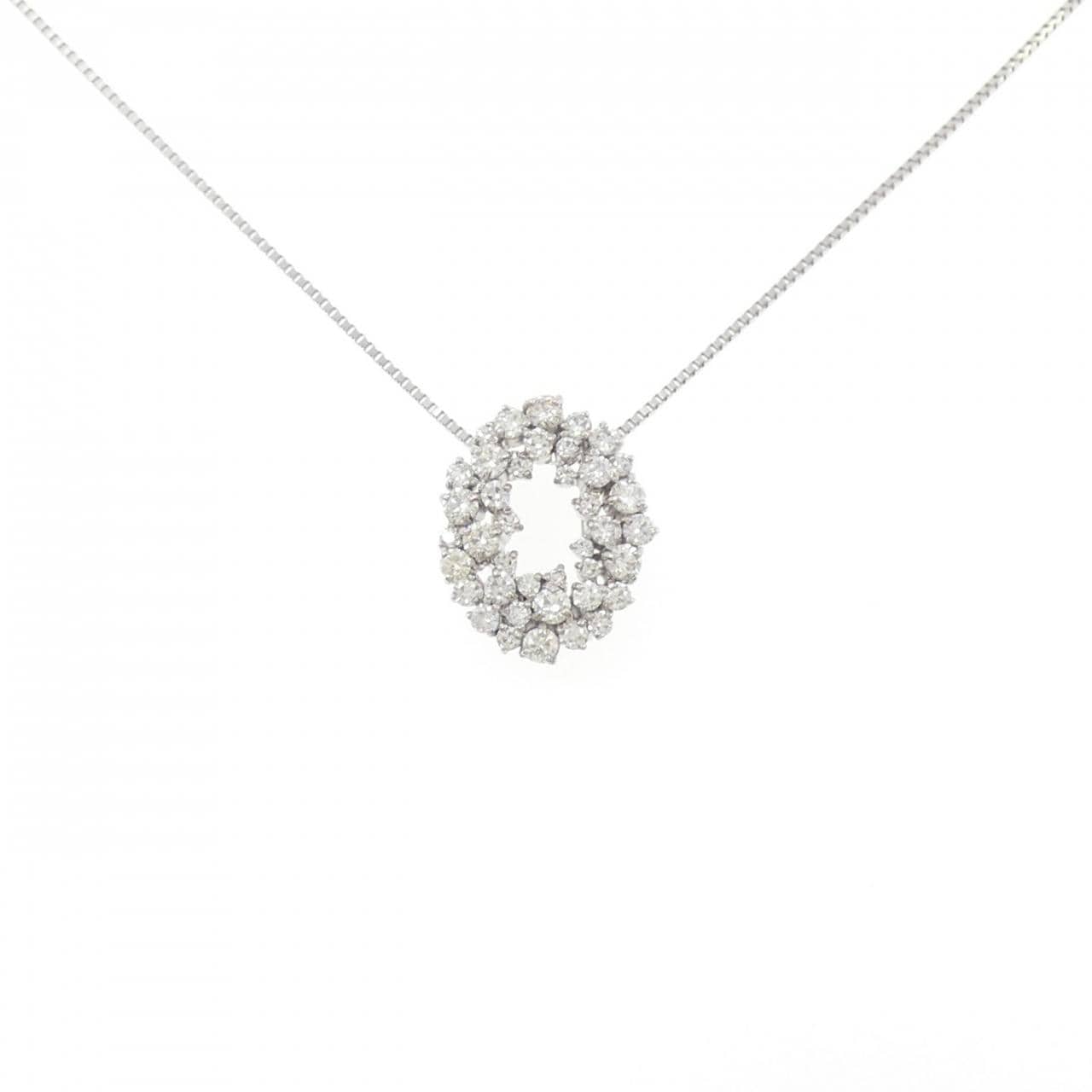 PT900/PT850 ダイヤモンド ネックレス 0.60CT