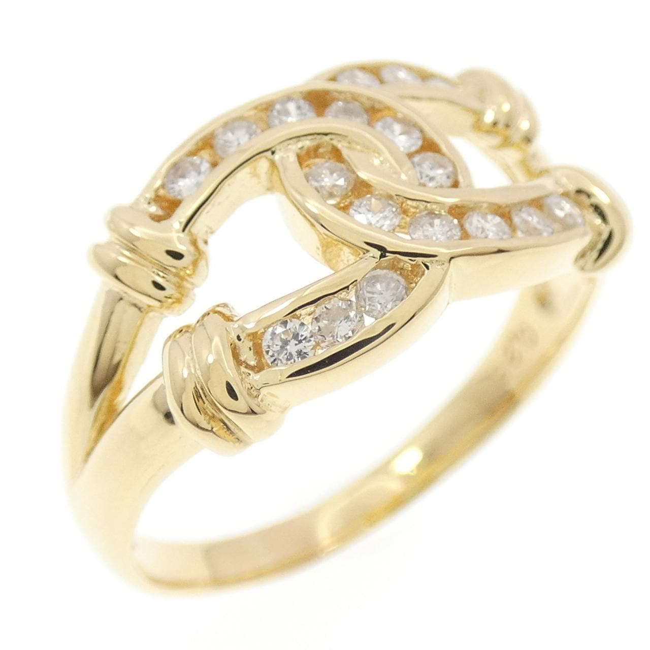 K18YG ダイヤモンド リング 0.25CT