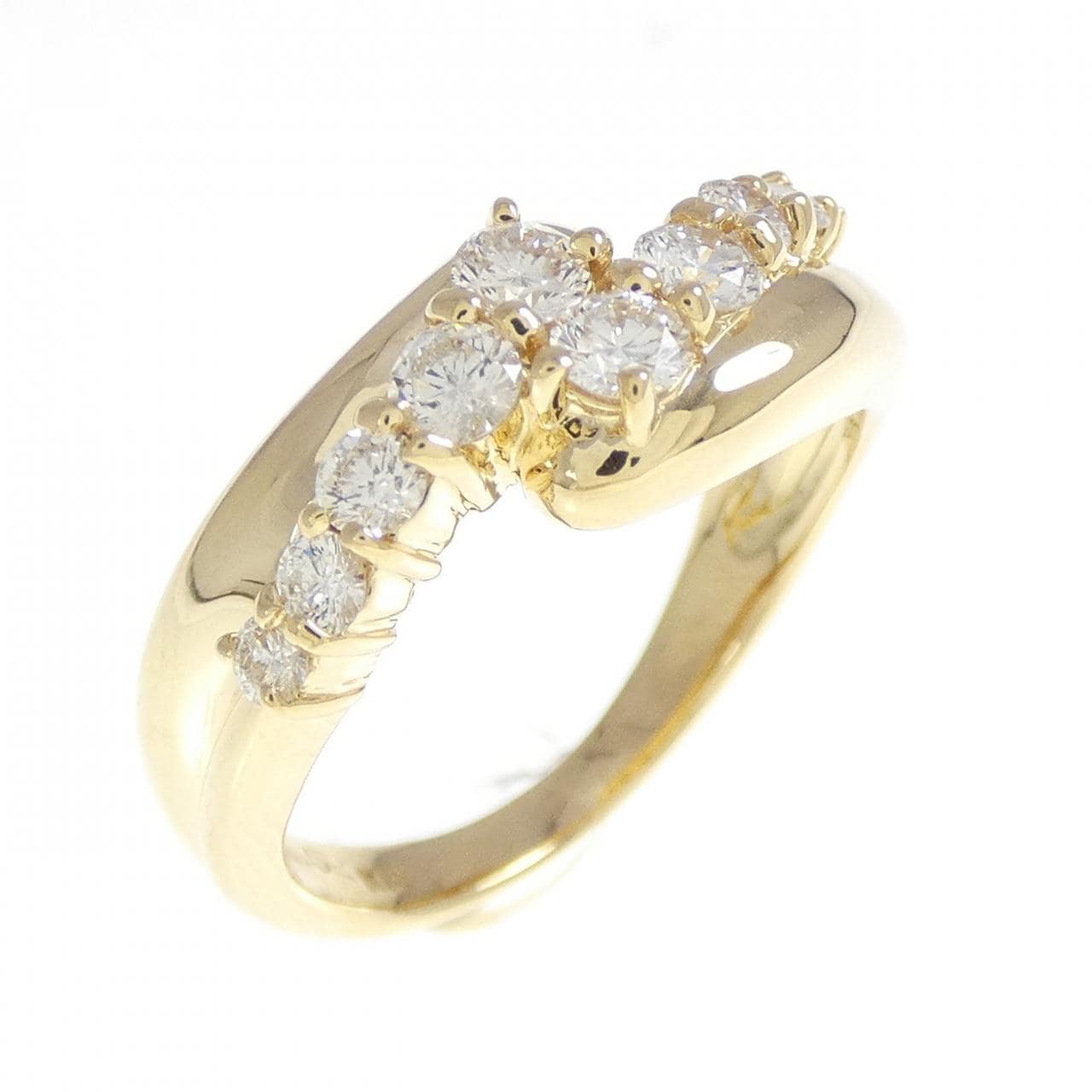 K18YG ダイヤモンド リング 0.52CT