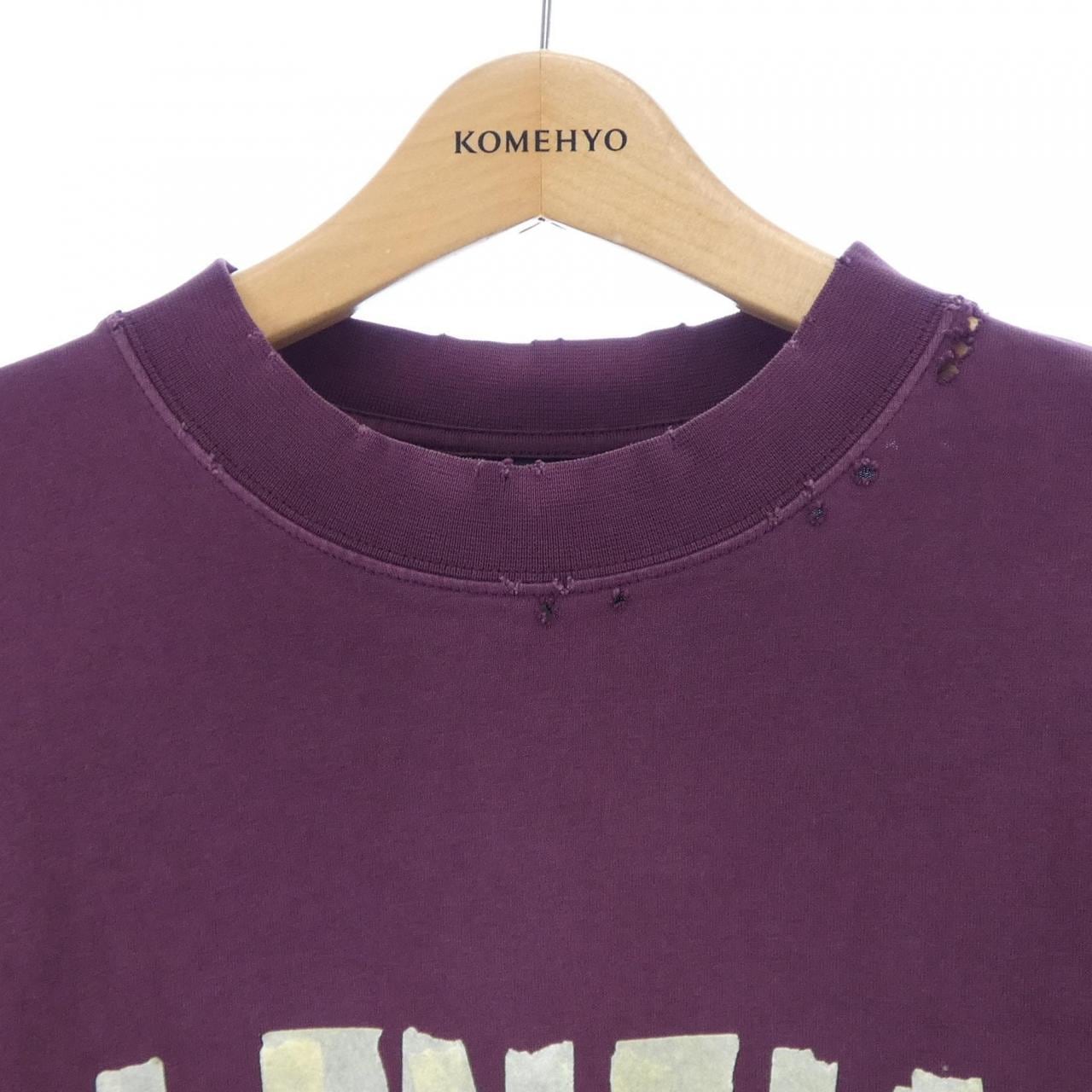 BALENCIAGA TAPE TYPE T 恤，中等版型，739784，TOVA9，男女通用。