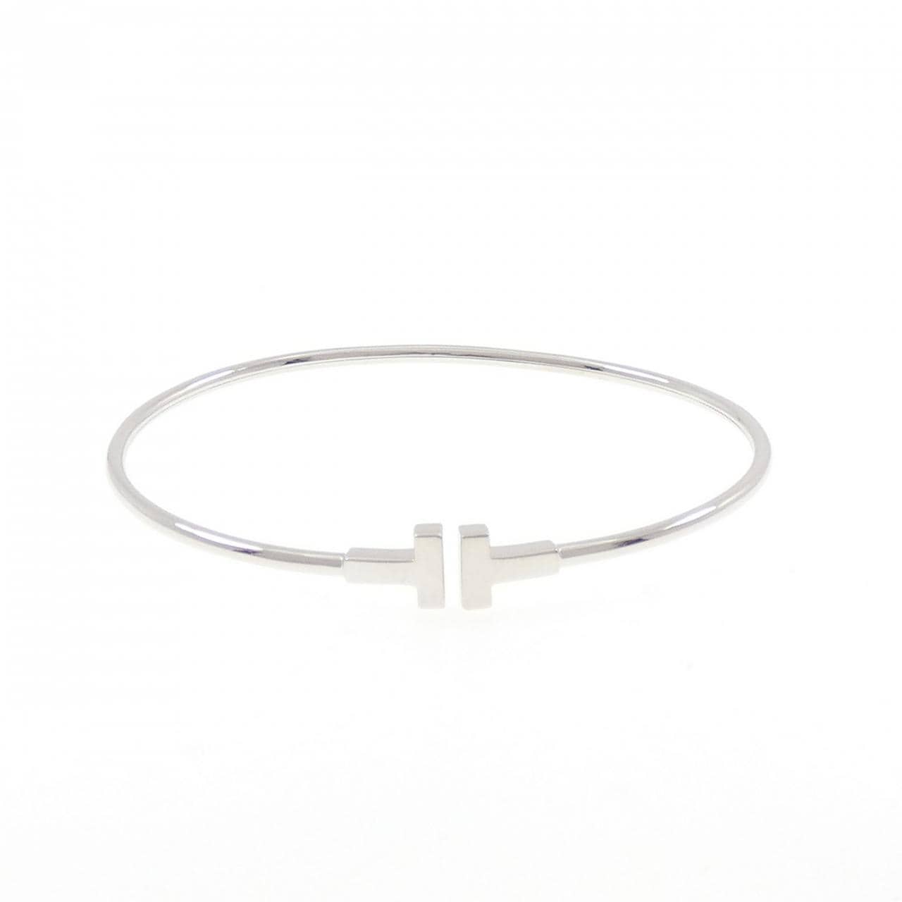 ティファニー Tナローワイヤー バングル