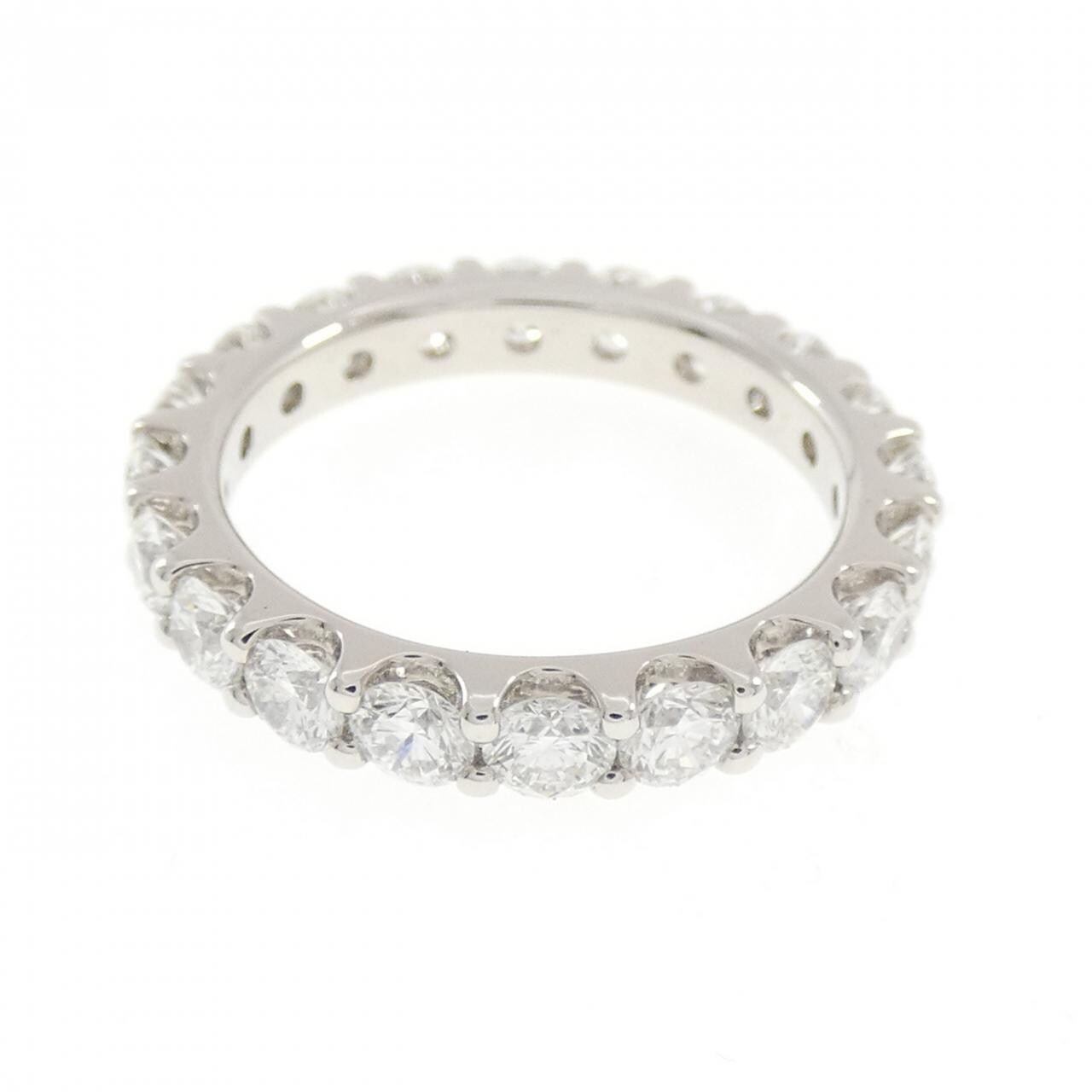 【新品】PT900 フルエタニティ ダイヤモンド リング 1.870CT E VVS1-VS2 VG