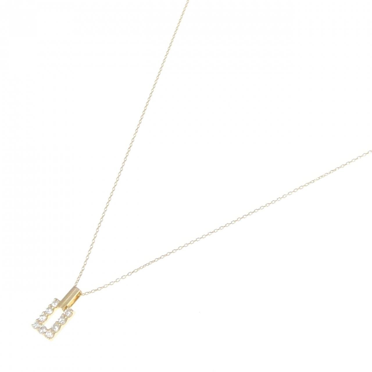 K18YG ダイヤモンド ネックレス 0.18CT