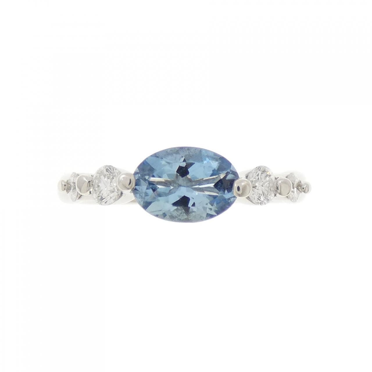 PT900 アクアマリン リング 0.63CT