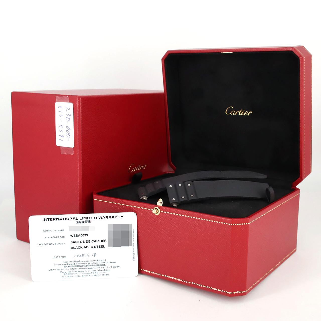 カルティエ サントス･ドゥ･カルティエ LM ADLC WSSA0039 SS 自動巻