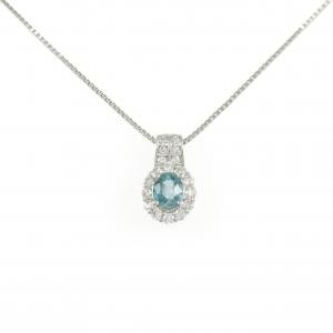 PT900/PT850 グランディディエライト ネックレス 0.360CT