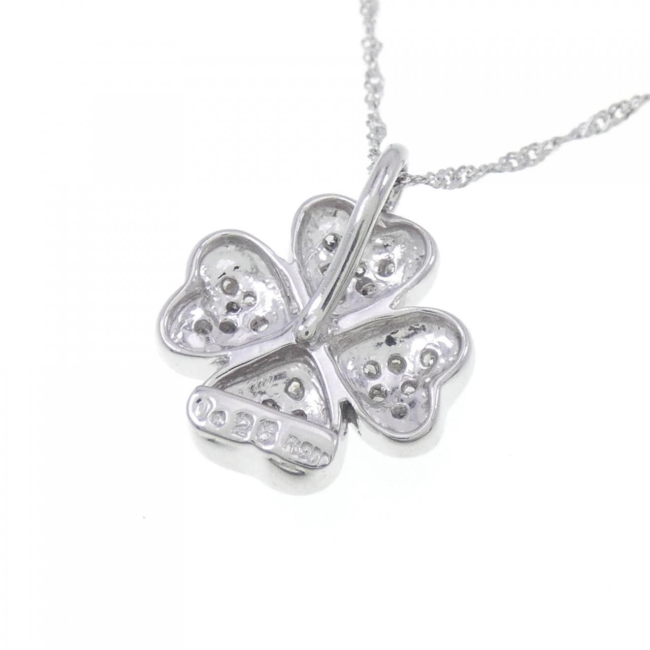 PT Clover Diamond Necklace 0.25CT