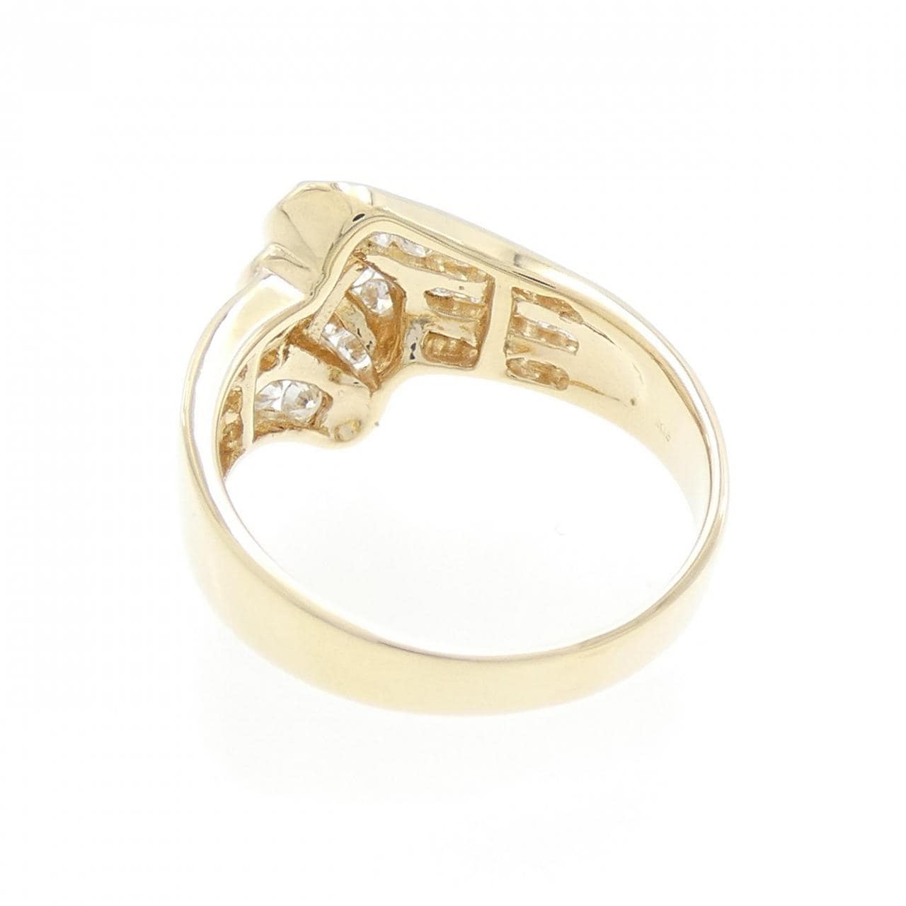 K18YG ダイヤモンド リング 0.63CT