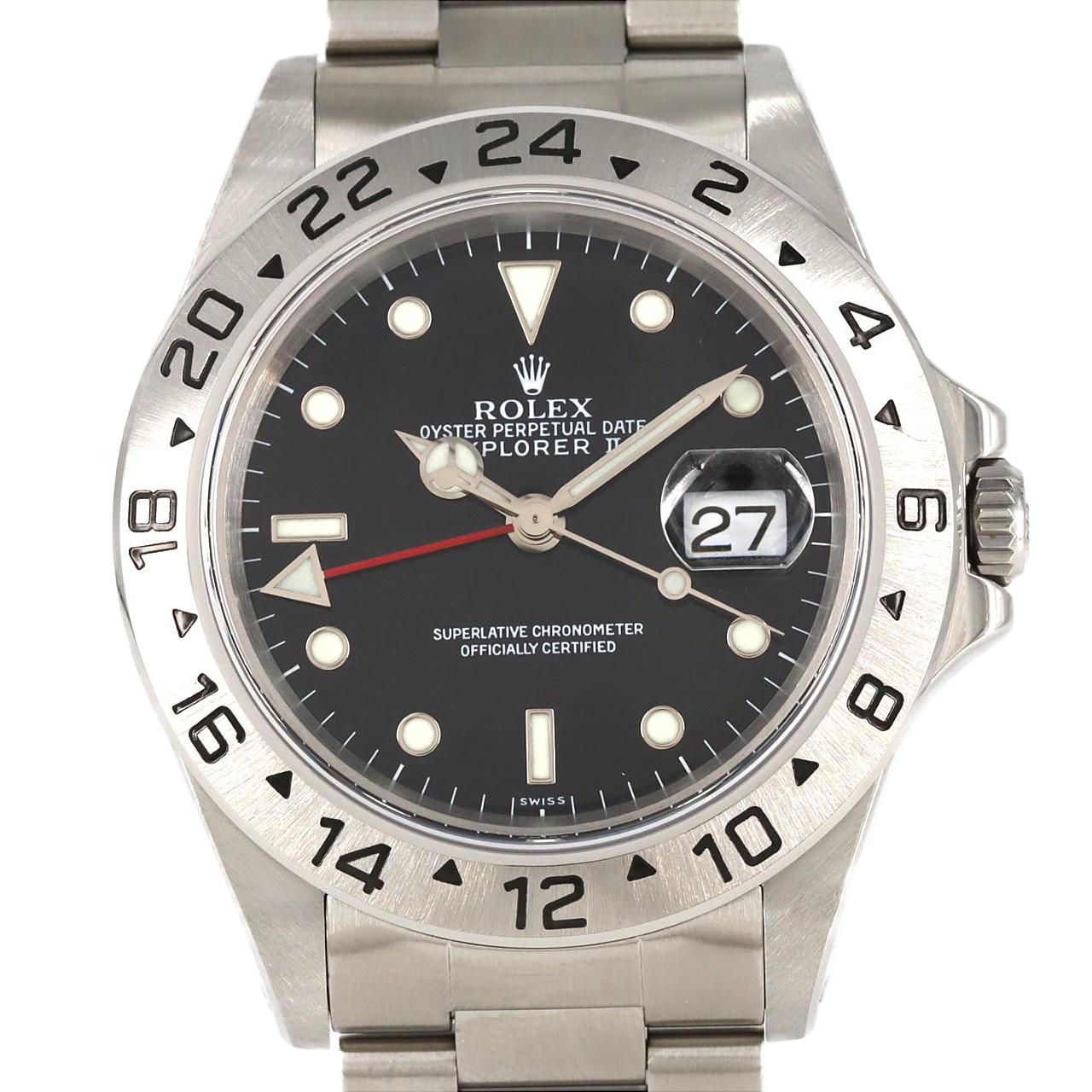 ロレックス エクスプローラーⅡ 16570 SS 自動巻 A番