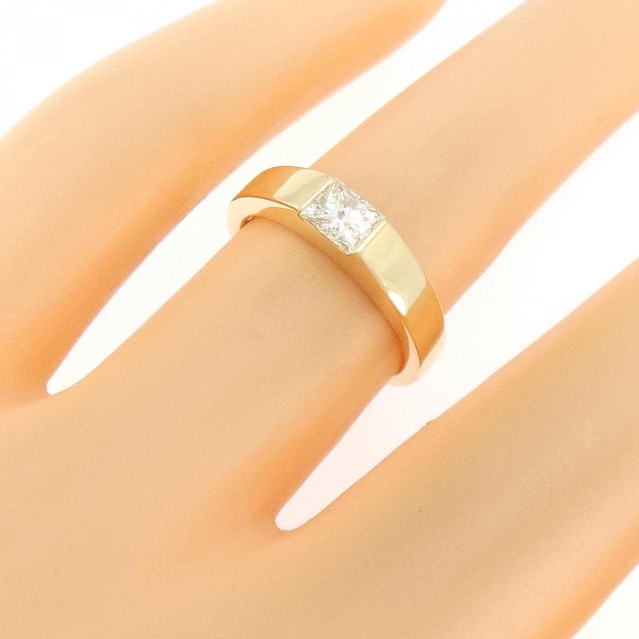 K18YG ダイヤモンド リング 0.41CT
