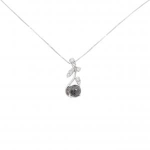 K18WG ダイヤモンド ネックレス 1.32CT