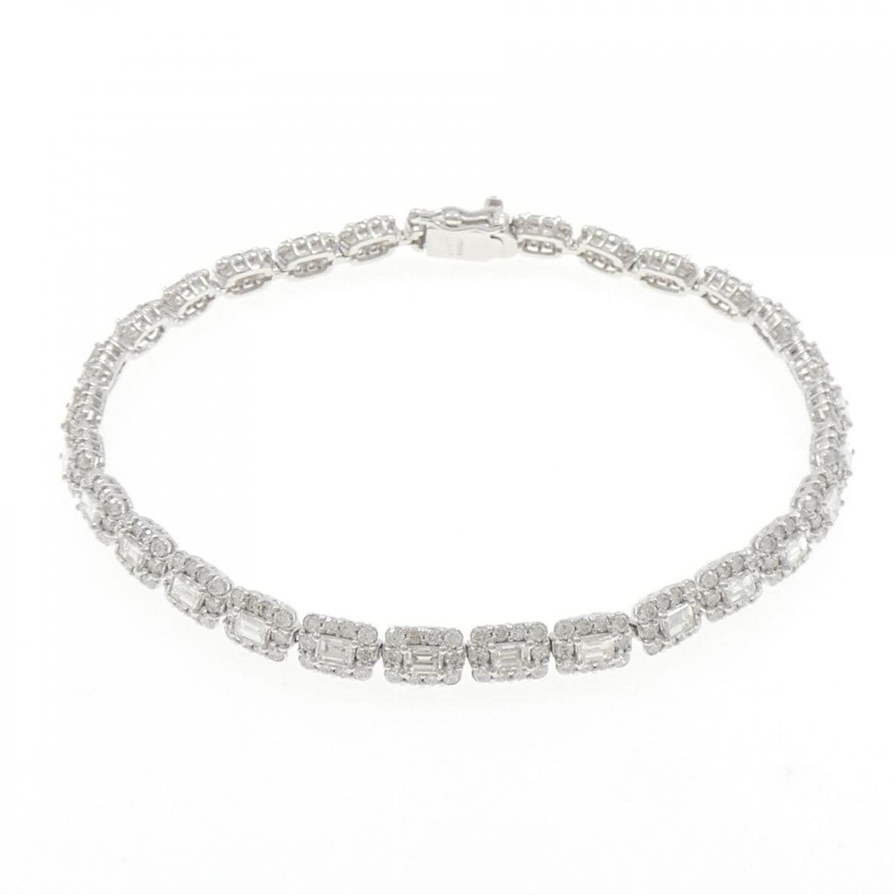 【新品】PT900/PT850 ダイヤモンド ブレスレット 5.15CT