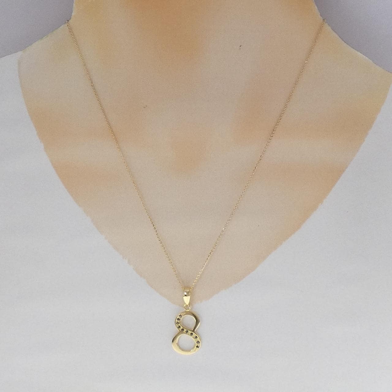 K18YG ダイヤモンド ネックレス 0.10CT