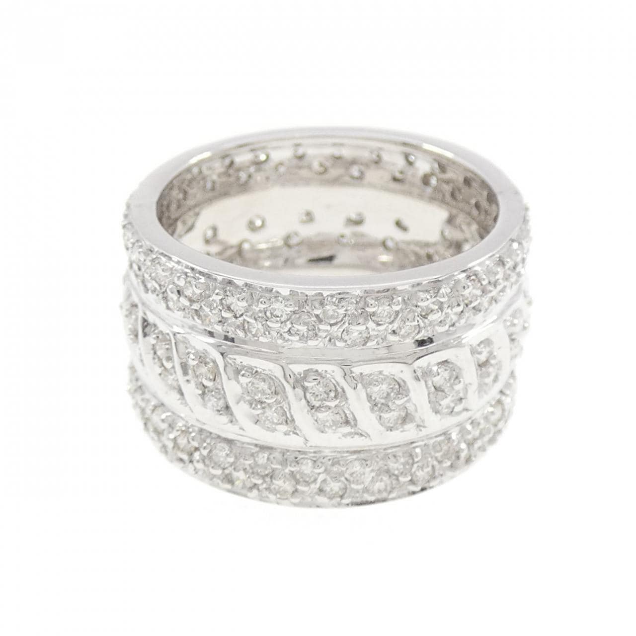 18KWG ダイヤモンド リング 1.30CT