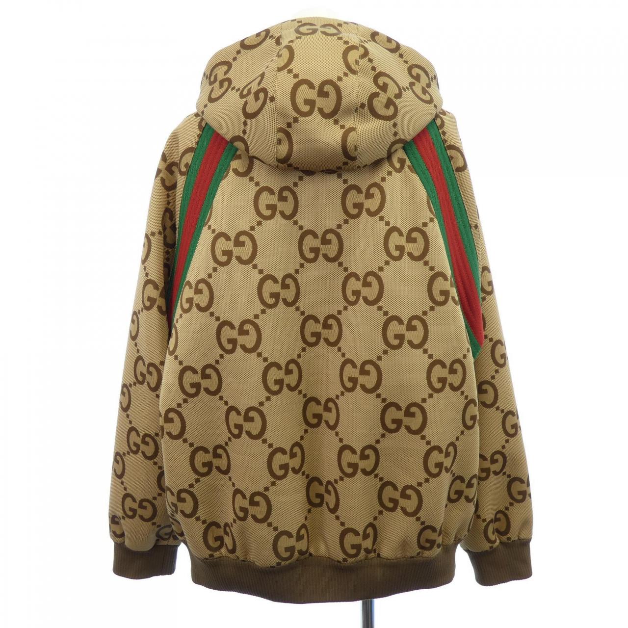 グッチ GUCCI ウェブ ストライプ付き ジャンボ GG ジップジャケット 713974 XJETI ブルゾン