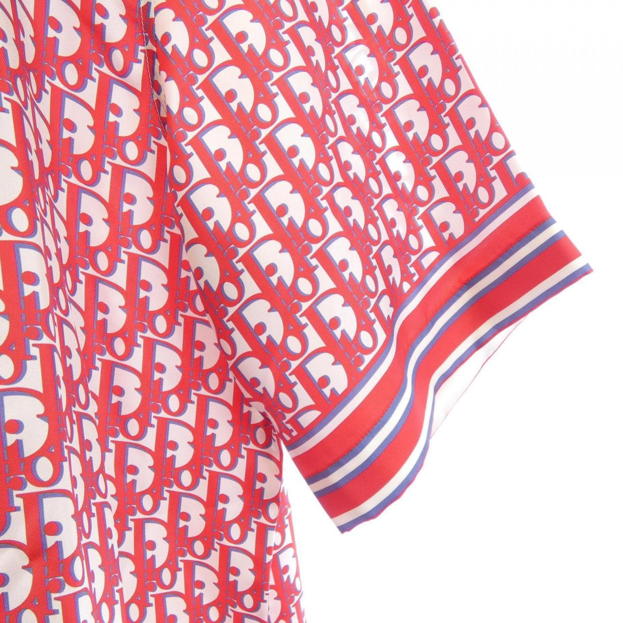 DIOR DIOR有机真丝斜纹衬衫，S 码 (193C545A4751)