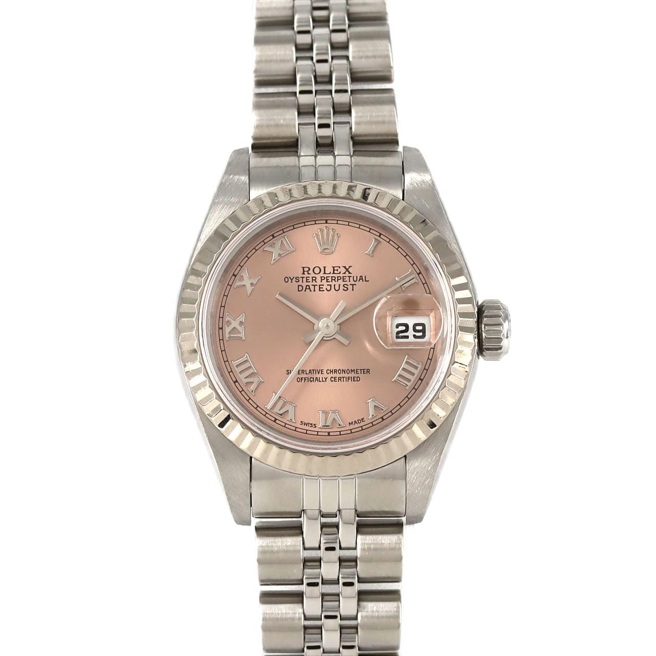 ロレックス デイトジャスト 79174 SSxWG 自動巻 F番