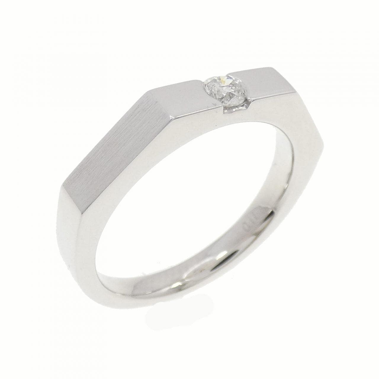K18WG ダイヤモンド リング 0.11CT