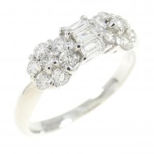 PT フラワー ダイヤモンド リング 0.47CT