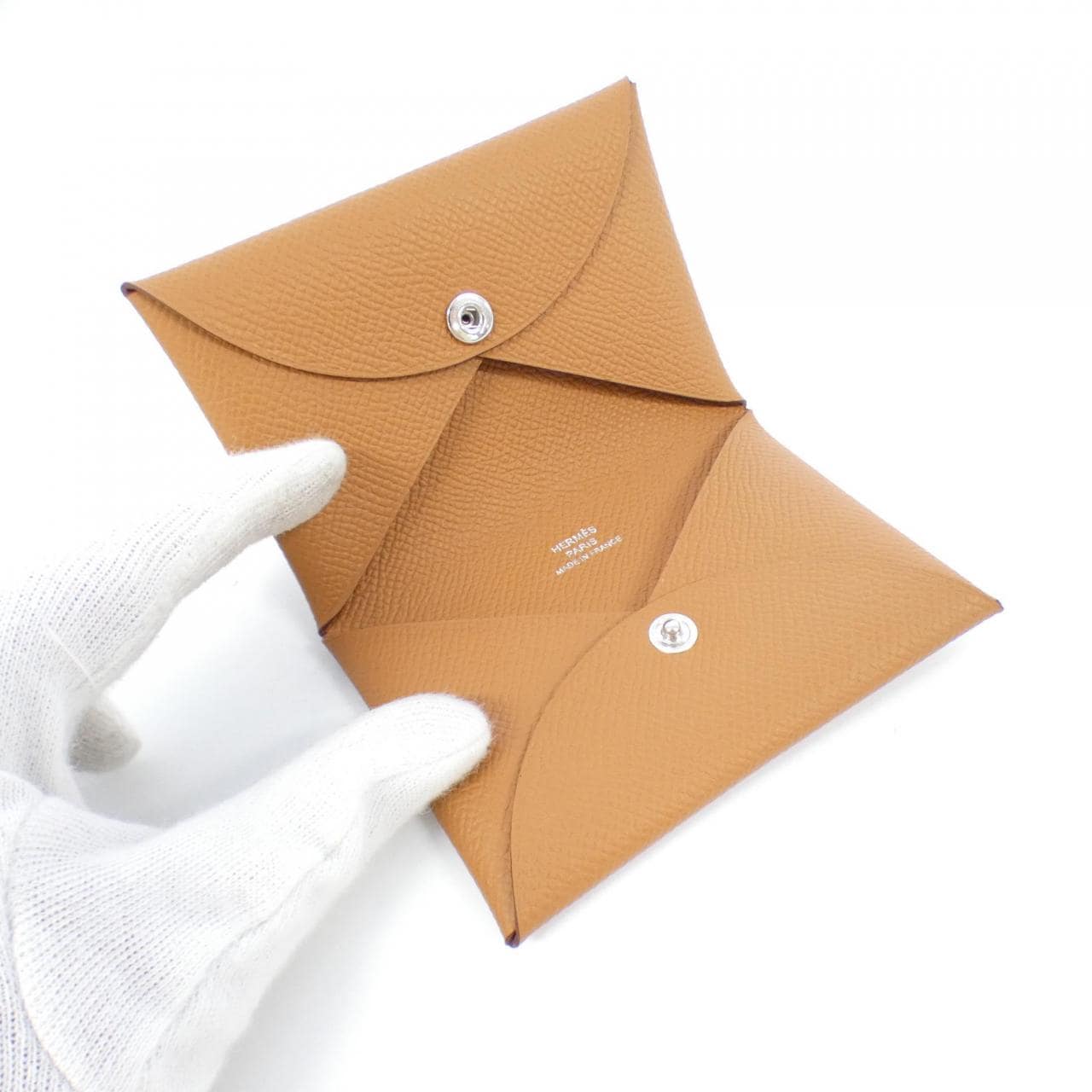 [未使用品] HERMES Calvi 044164CK 卡包