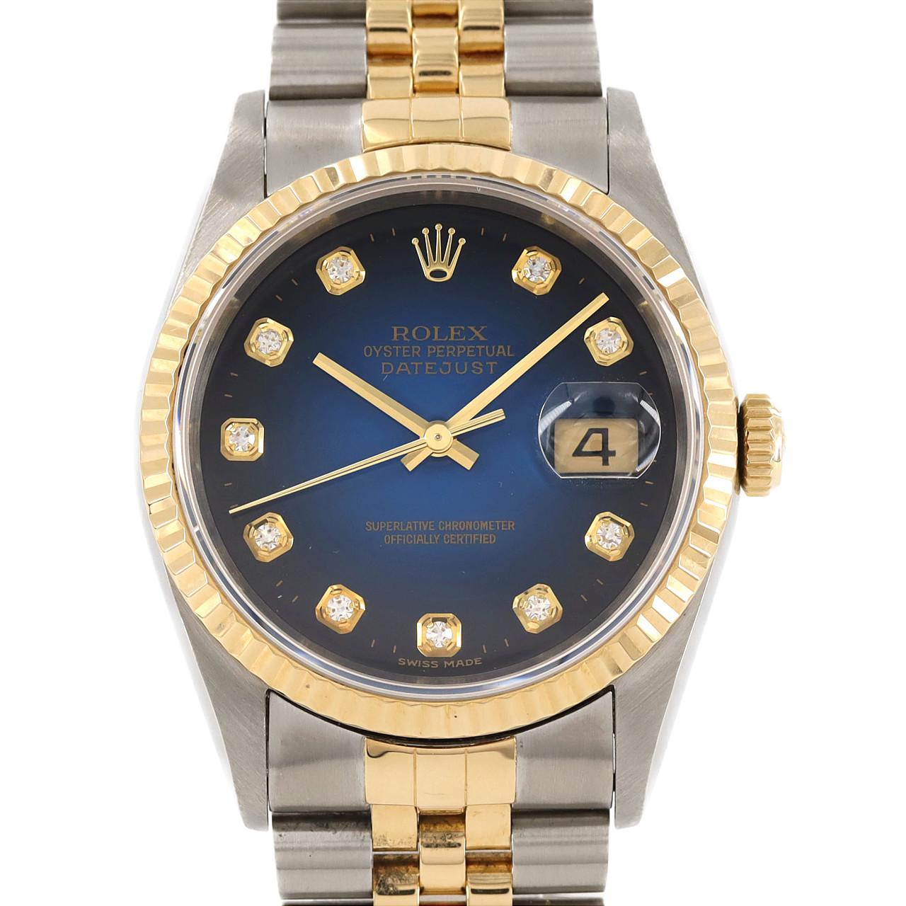 ROLEX Datejust 16233G SSxYG Automatic W number