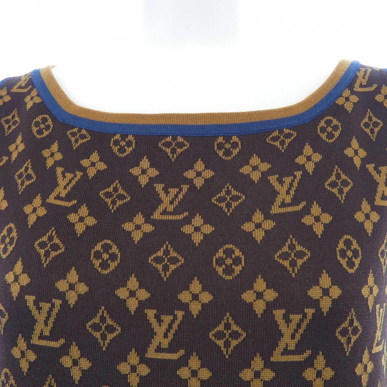 LOUIS VUITTON復古Monogram針織洋裝 FJKD94ZID