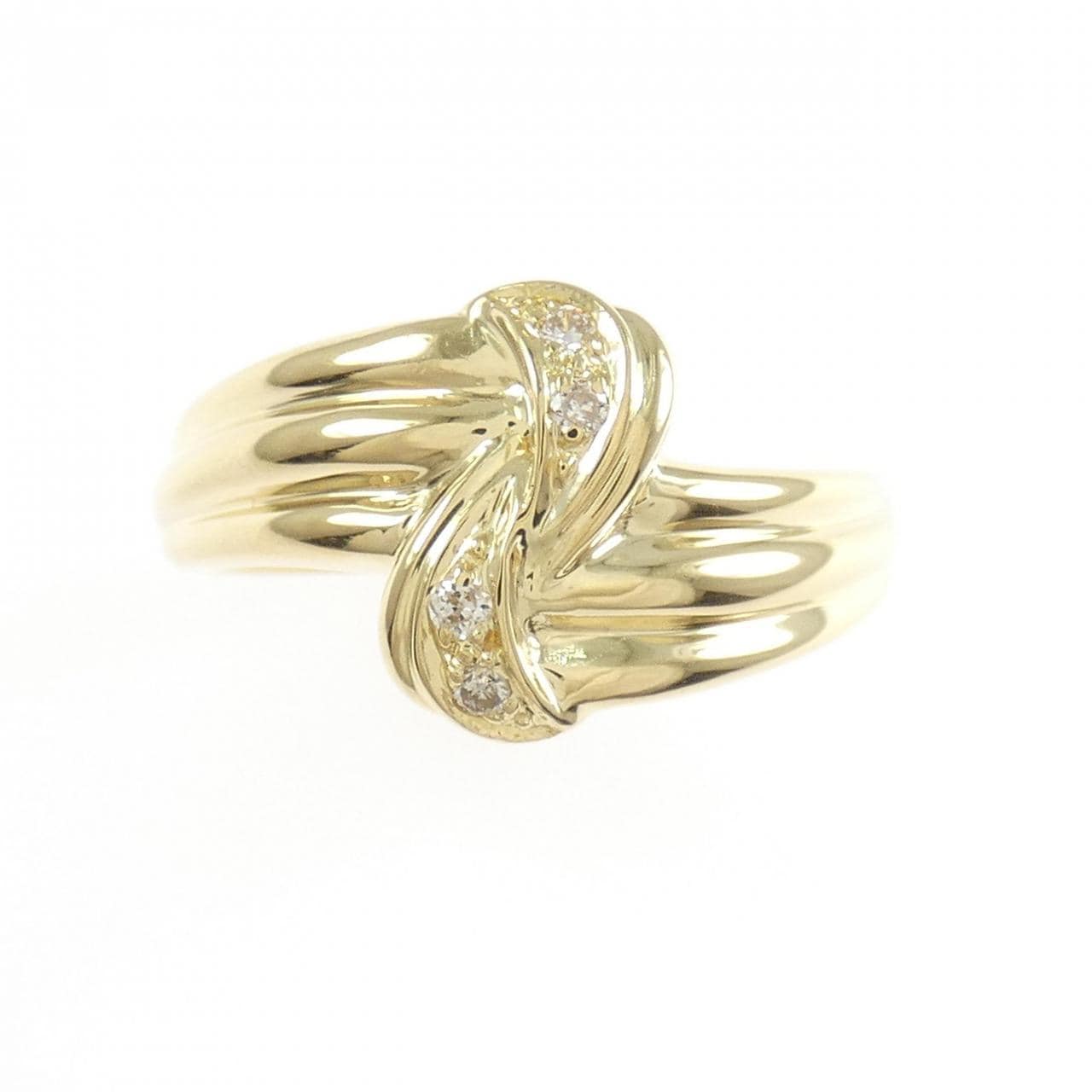 K18YG ダイヤモンド リング 0.04CT