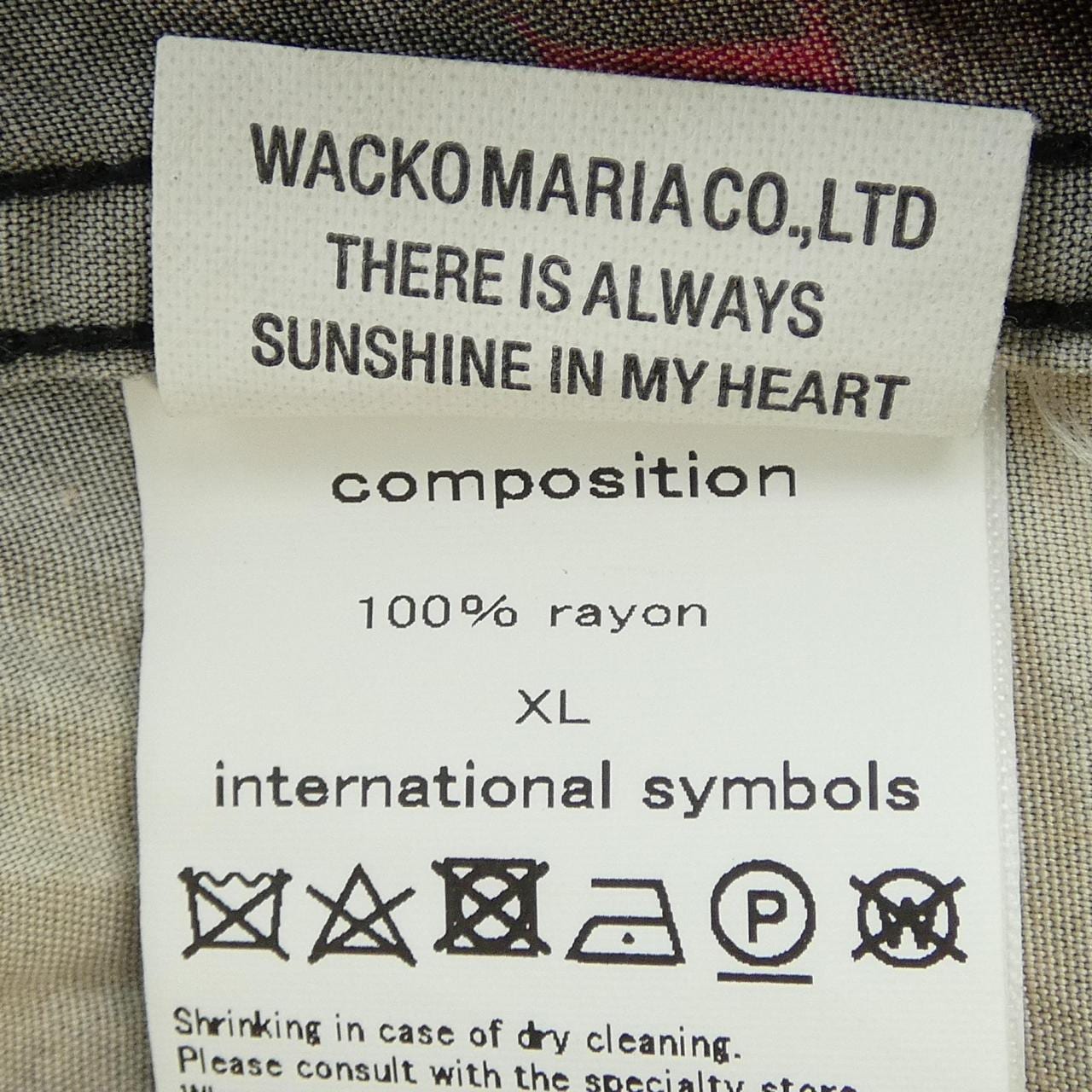 ワコマリア WACKO MARIA シャツ