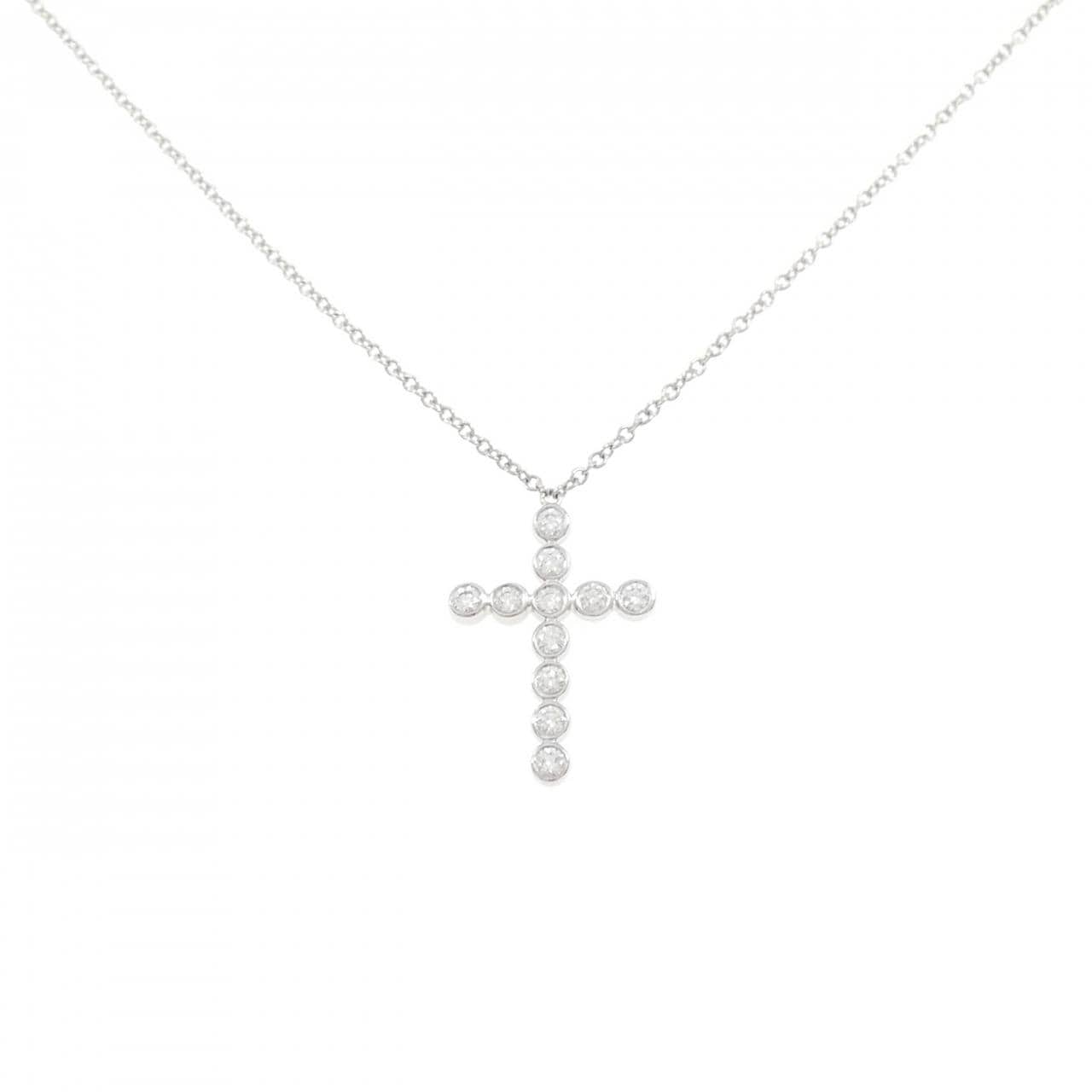 ティファニー ベゼルクロス ミニ ネックレス