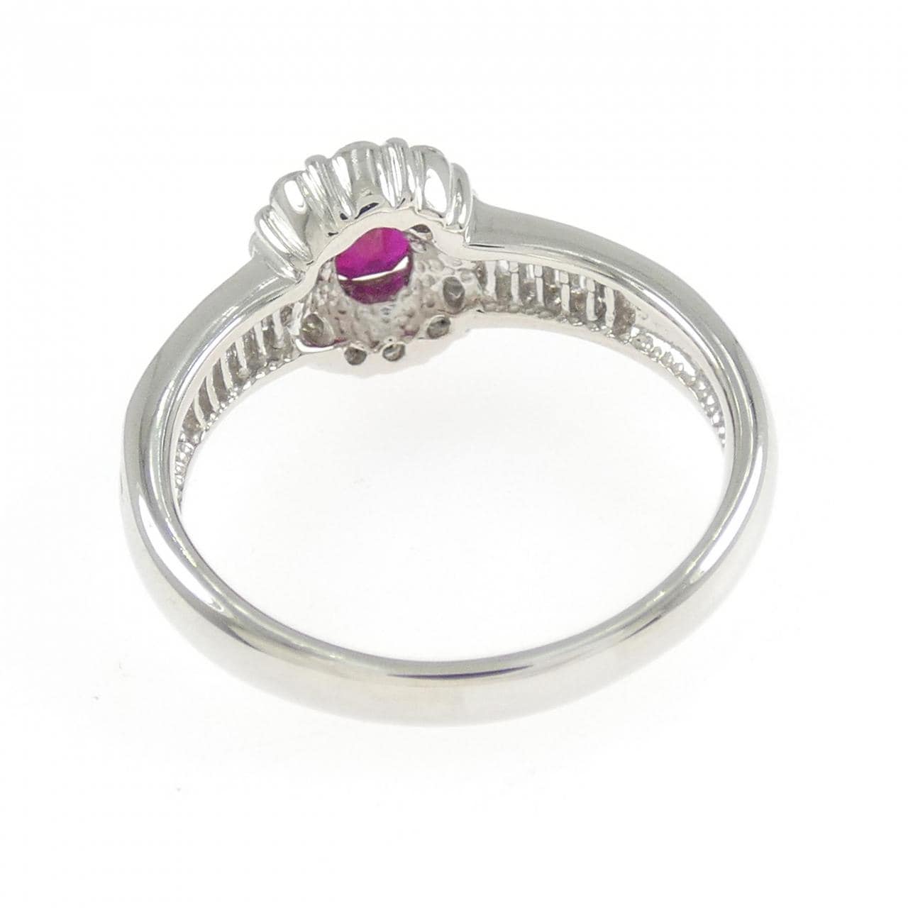 PT900 ルビー リング 0.52CT