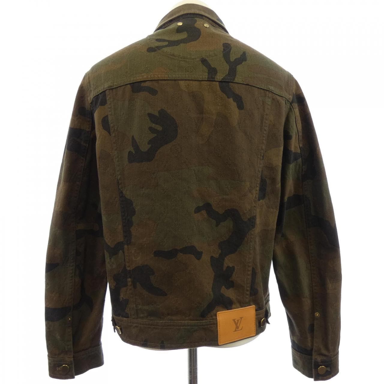 ルイヴィトン LOUIS VUITTON JACQUARD DENIM TRUCKER JACKET HDA91WDSQ SUPREME デニムジャケット