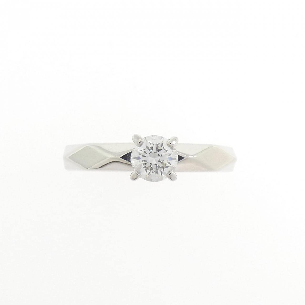 ブシュロン ファセット ソリテール リング 0.30CT F VVS2 3EXT