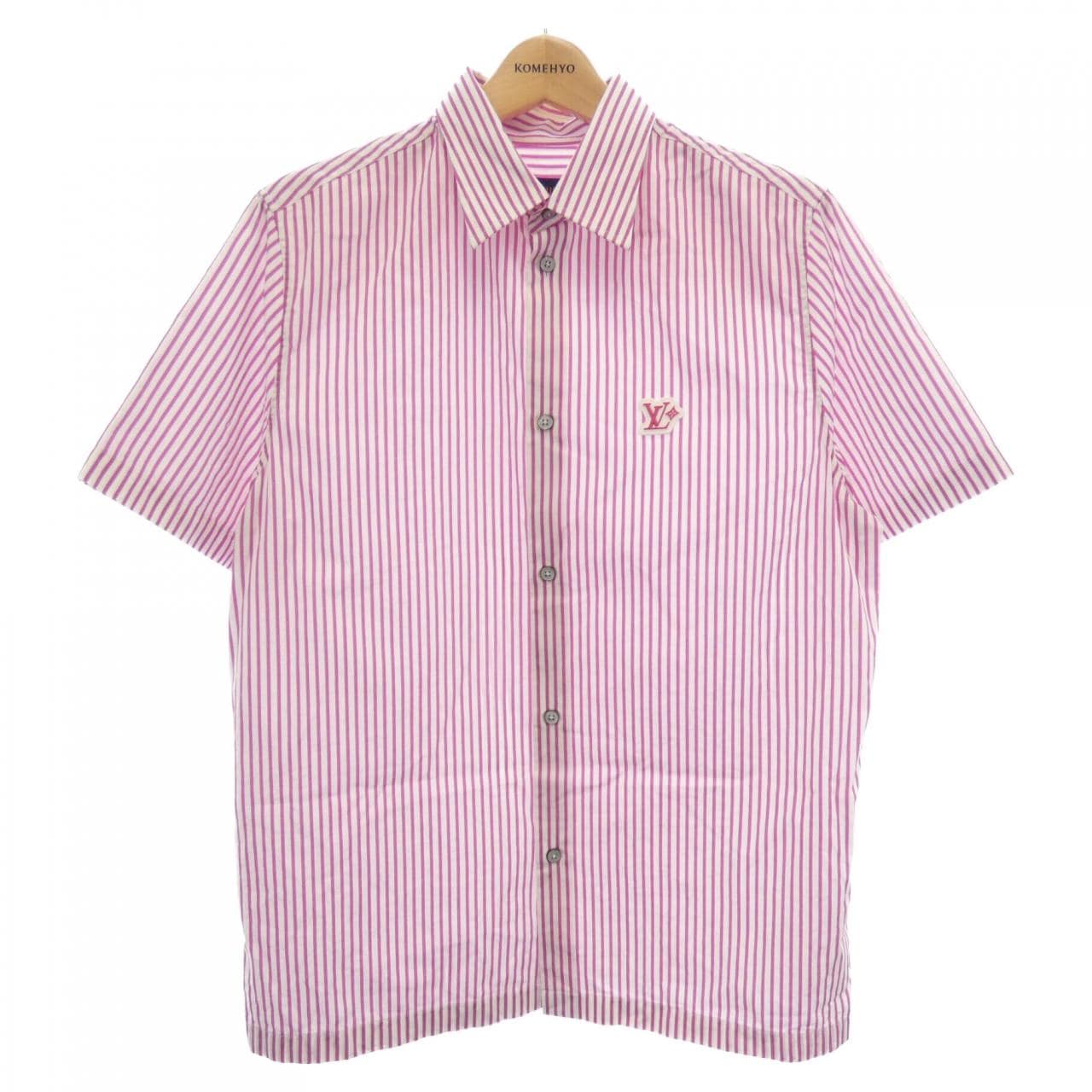 ルイヴィトン LOUIS VUITTON モノグラムストライプショートスリーブシャツ HTS37WUVD S／Sシャツ
