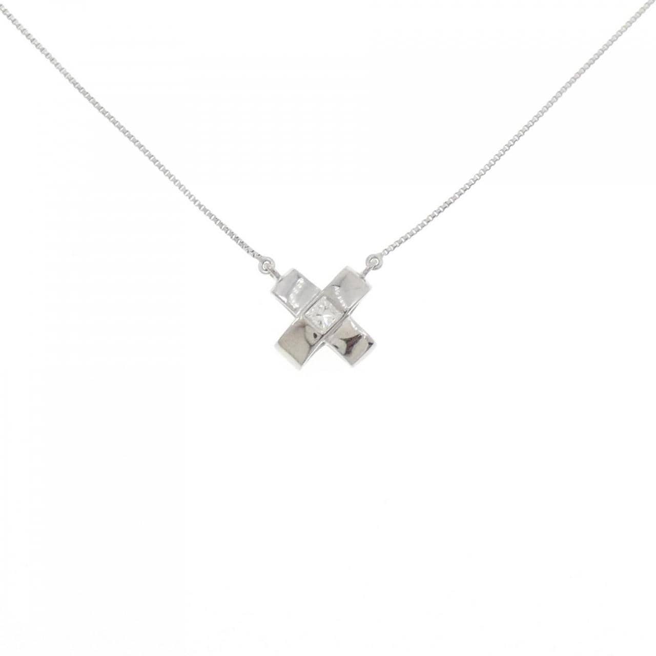 PT900/PT850 ダイヤモンド ネックレス 0.09CT