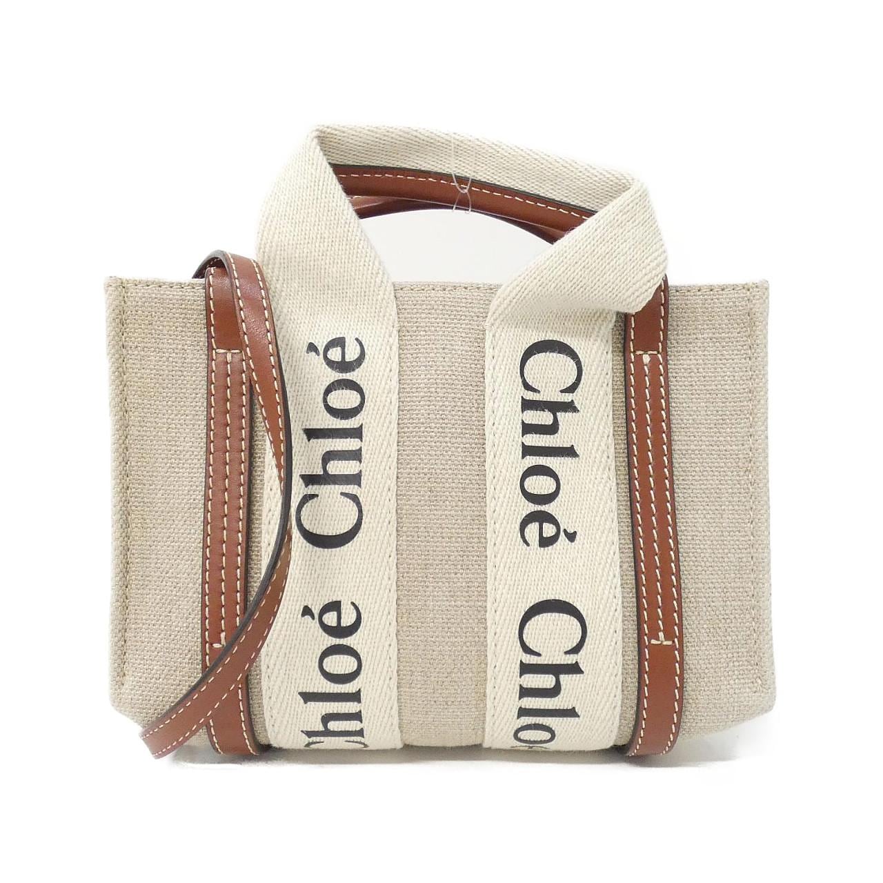 クロエ ウッディ ミニ トート CHC22AP237 I26 バッグ