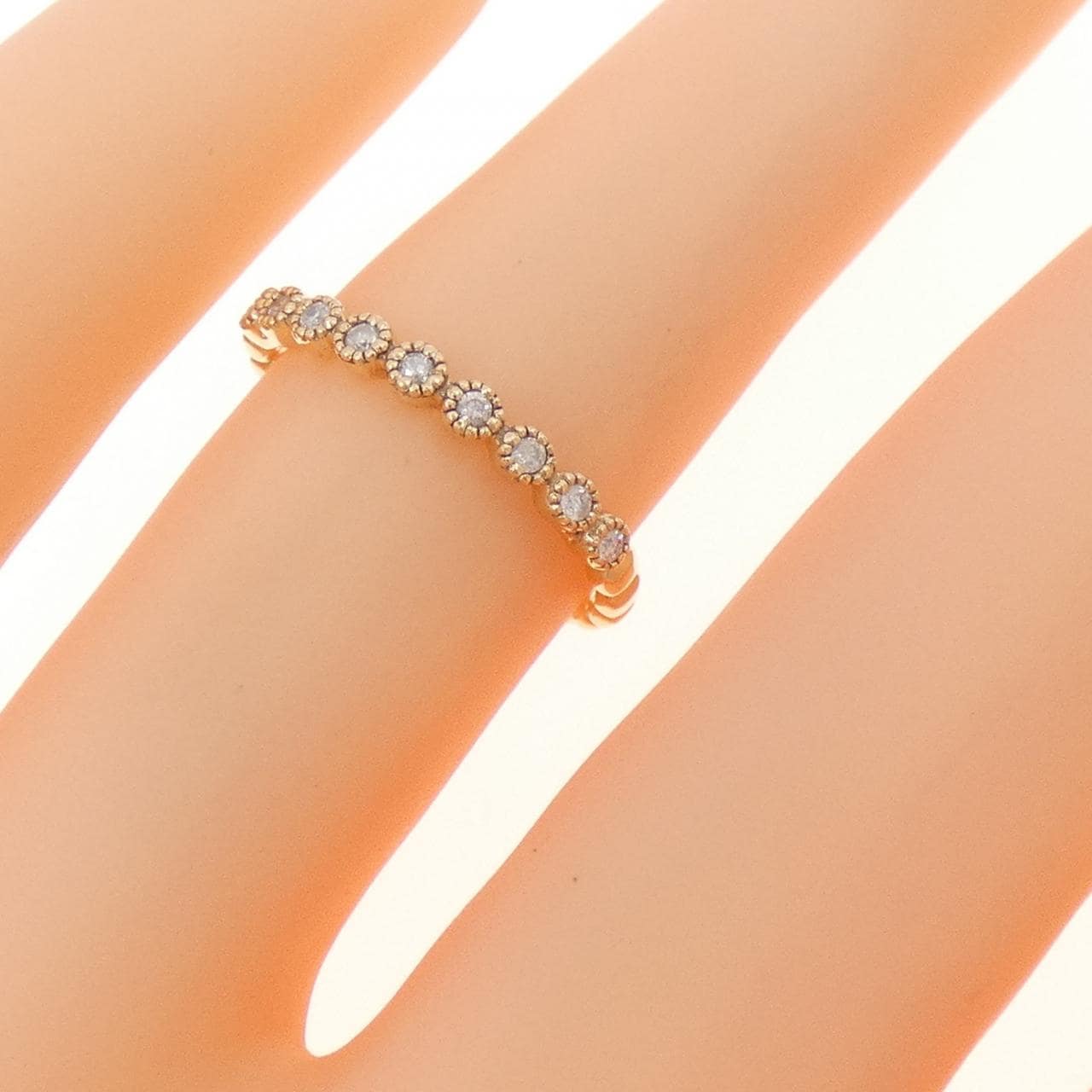 アガット ダイヤモンド リング 0.07CT